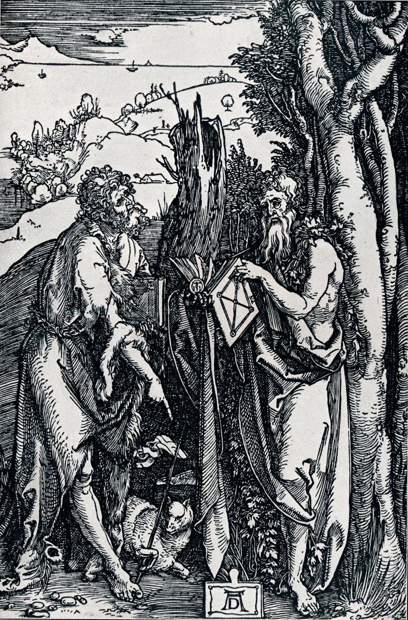 Saint Jean-Baptiste et Saint Onuphrius, 1504 1906 - Albrecht Dürer