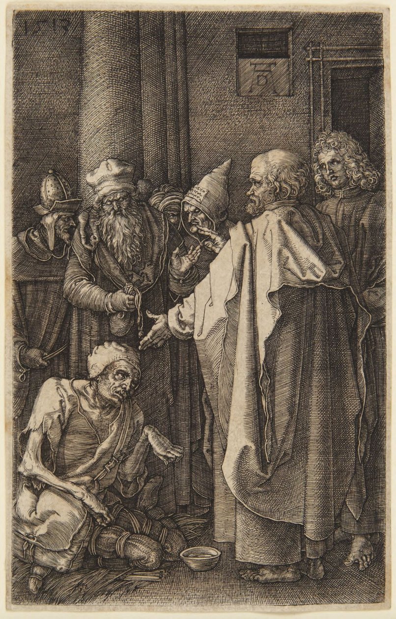 Saint Pierre et saint Jean guérissant l