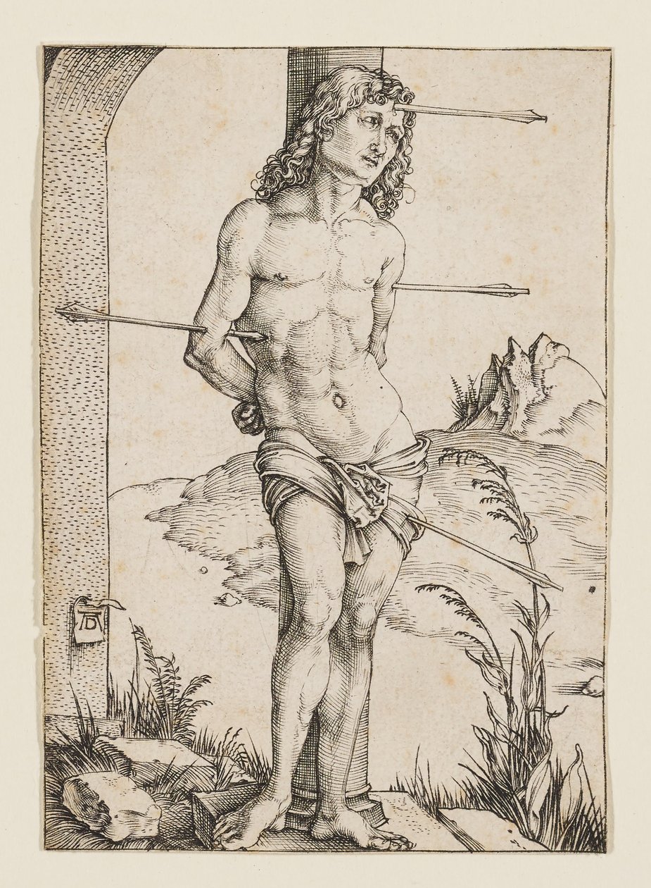 Saint Sébastien attaché à une colonne - Albrecht Dürer