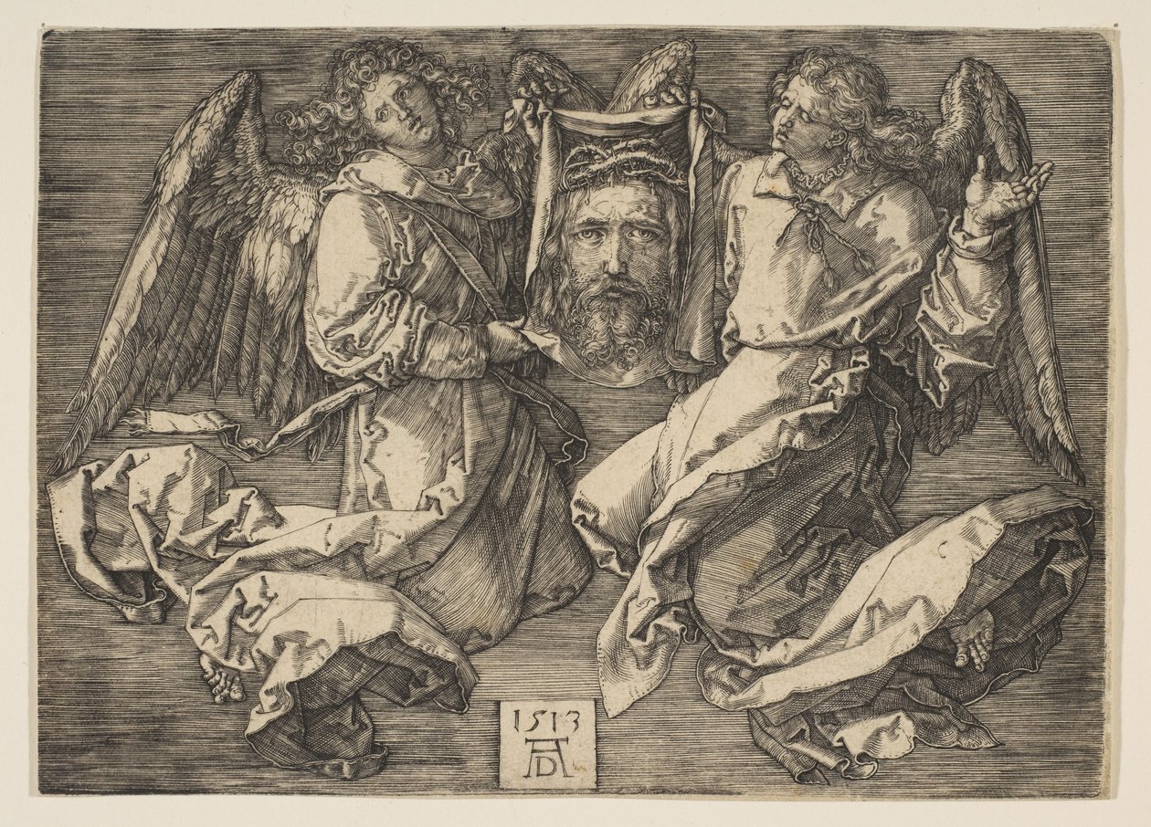 Suaire tenu par deux anges - Albrecht Dürer