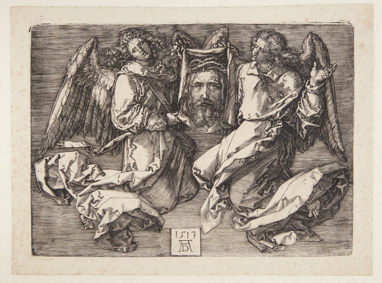 Suaire présenté par deux anges - Albrecht Dürer