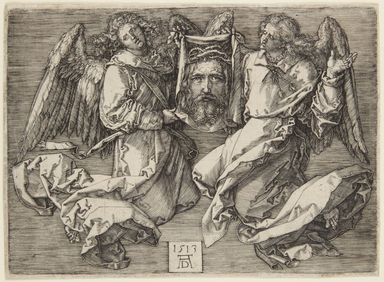Suaire tenu par deux anges - Albrecht Dürer