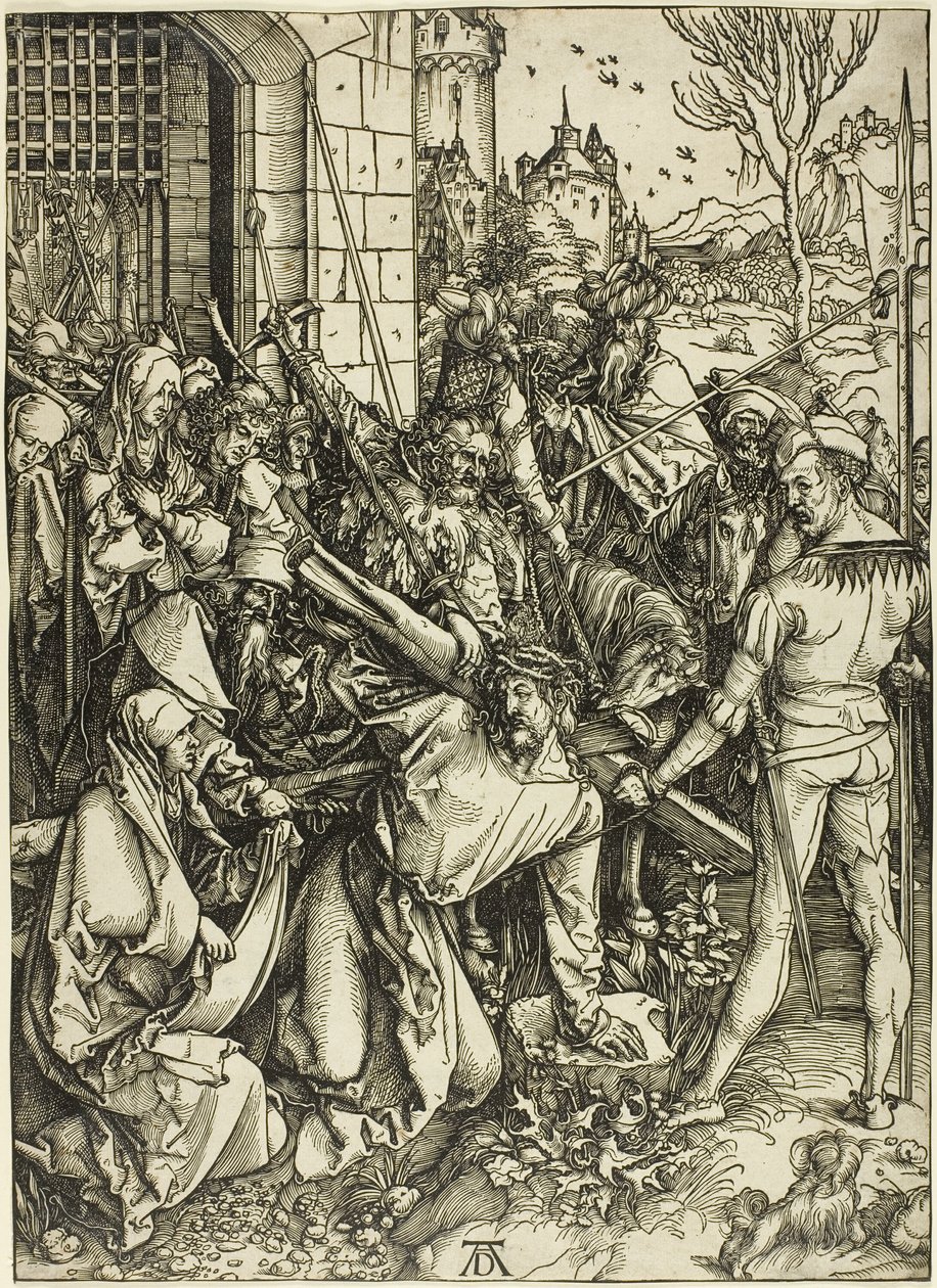 Le portement de la croix, de La Grande Passion - Albrecht Dürer