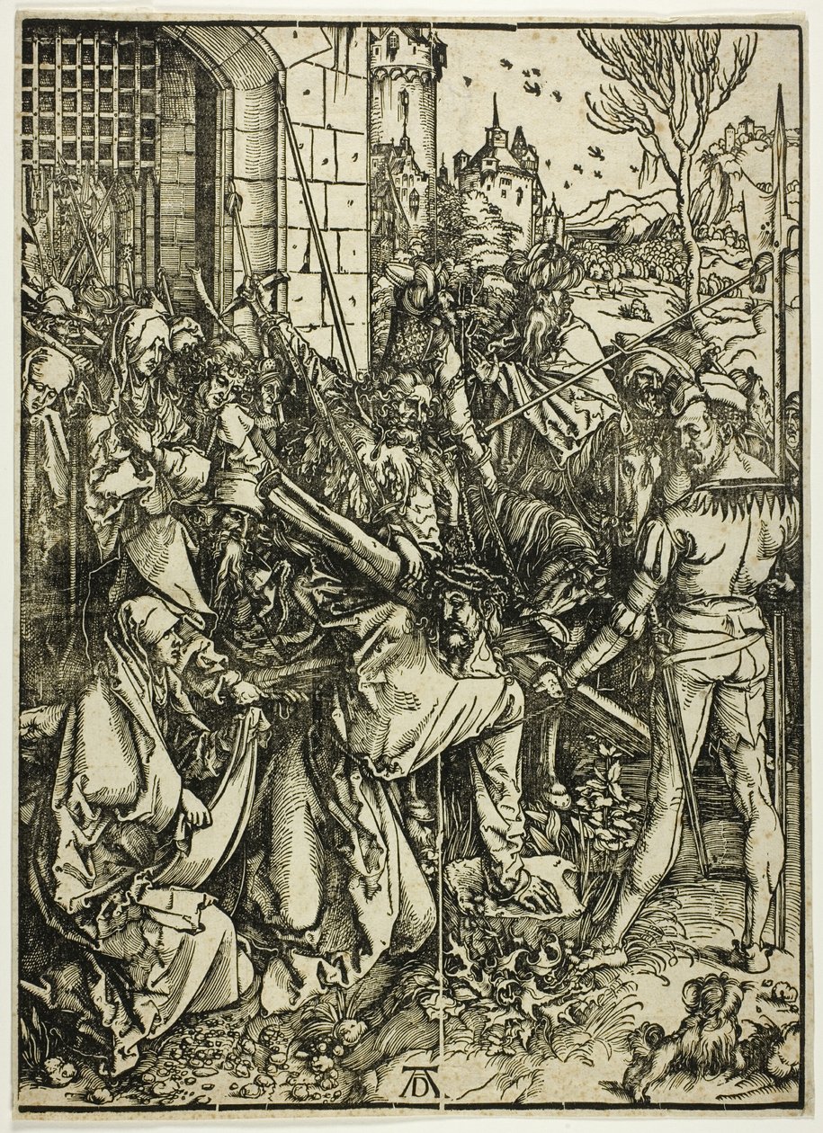 Le Portement de Croix, de La Grande Passion - Albrecht Dürer
