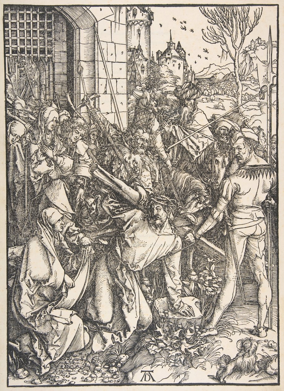 Le Portement de Croix, de La Grande Passion - Albrecht Dürer