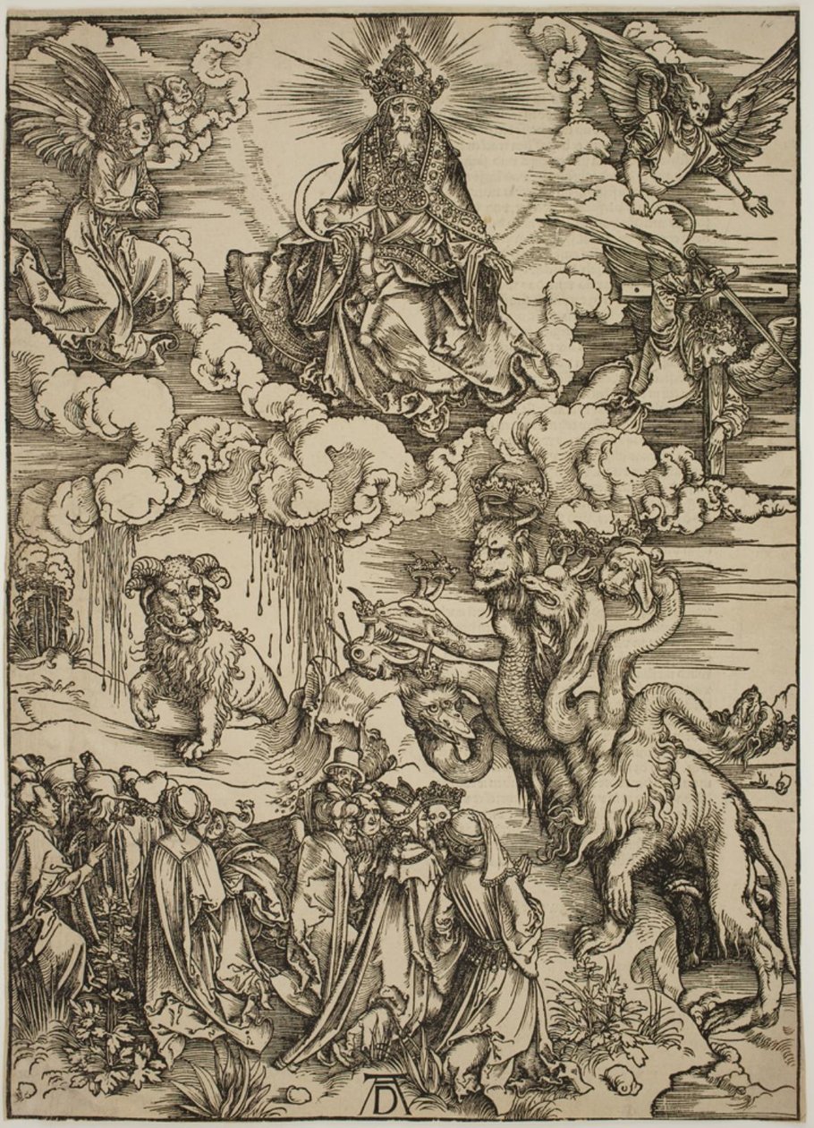 La Bête à deux cornes semblable à un agneau - Albrecht Dürer