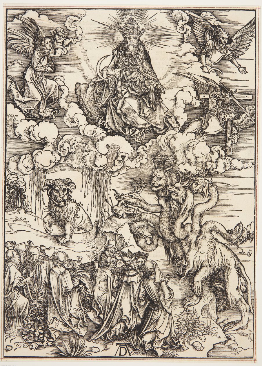La Bête à deux cornes semblable à un agneau - Albrecht Dürer