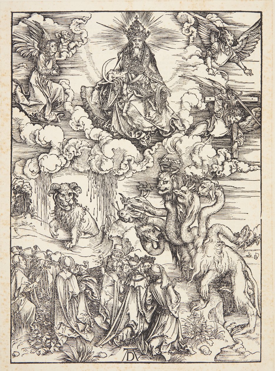 La Bête à deux cornes comme un agneau - Albrecht Dürer