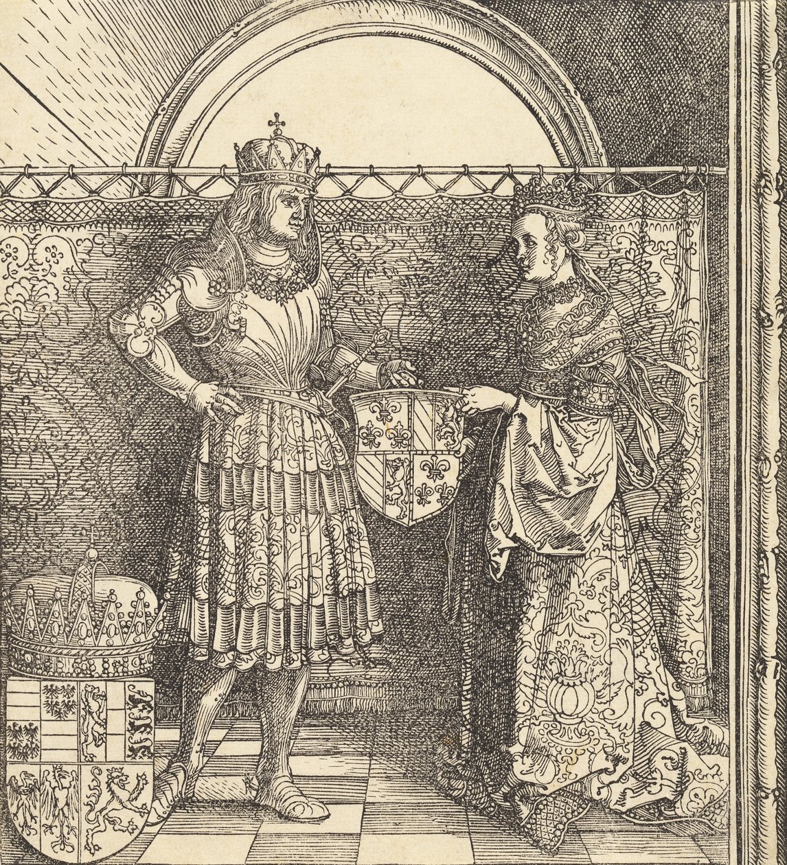 Les fiançailles de Maximilien avec Marie de Bourgogne - Albrecht Dürer