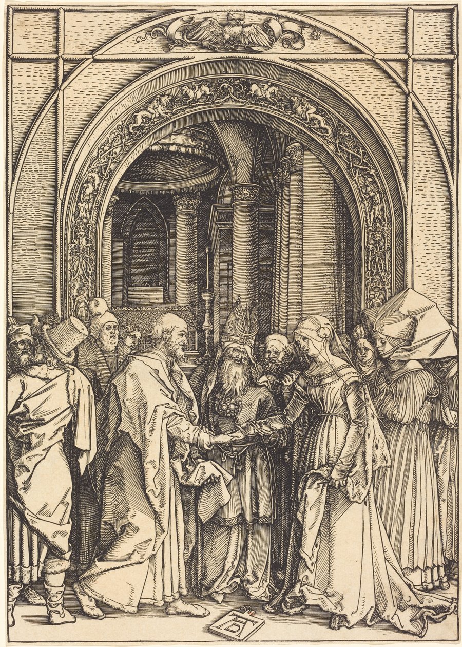Les fiançailles de la Vierge - Albrecht Dürer