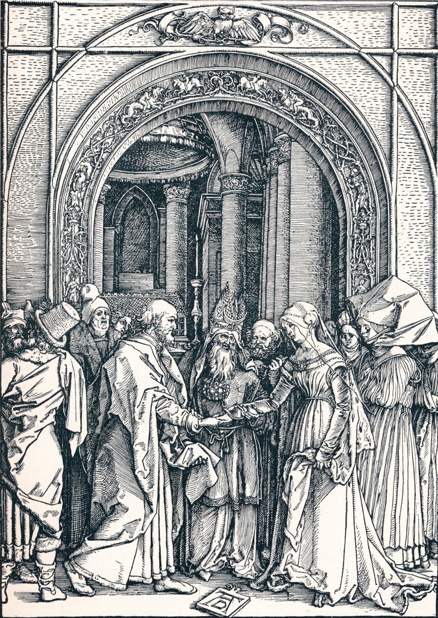 Les fiançailles de la Vierge - Albrecht Dürer