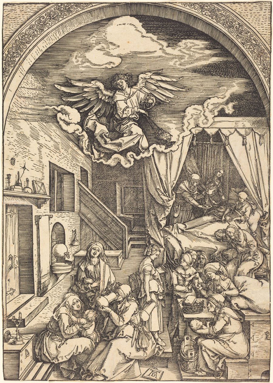 La Naissance de la Vierge - Albrecht Dürer