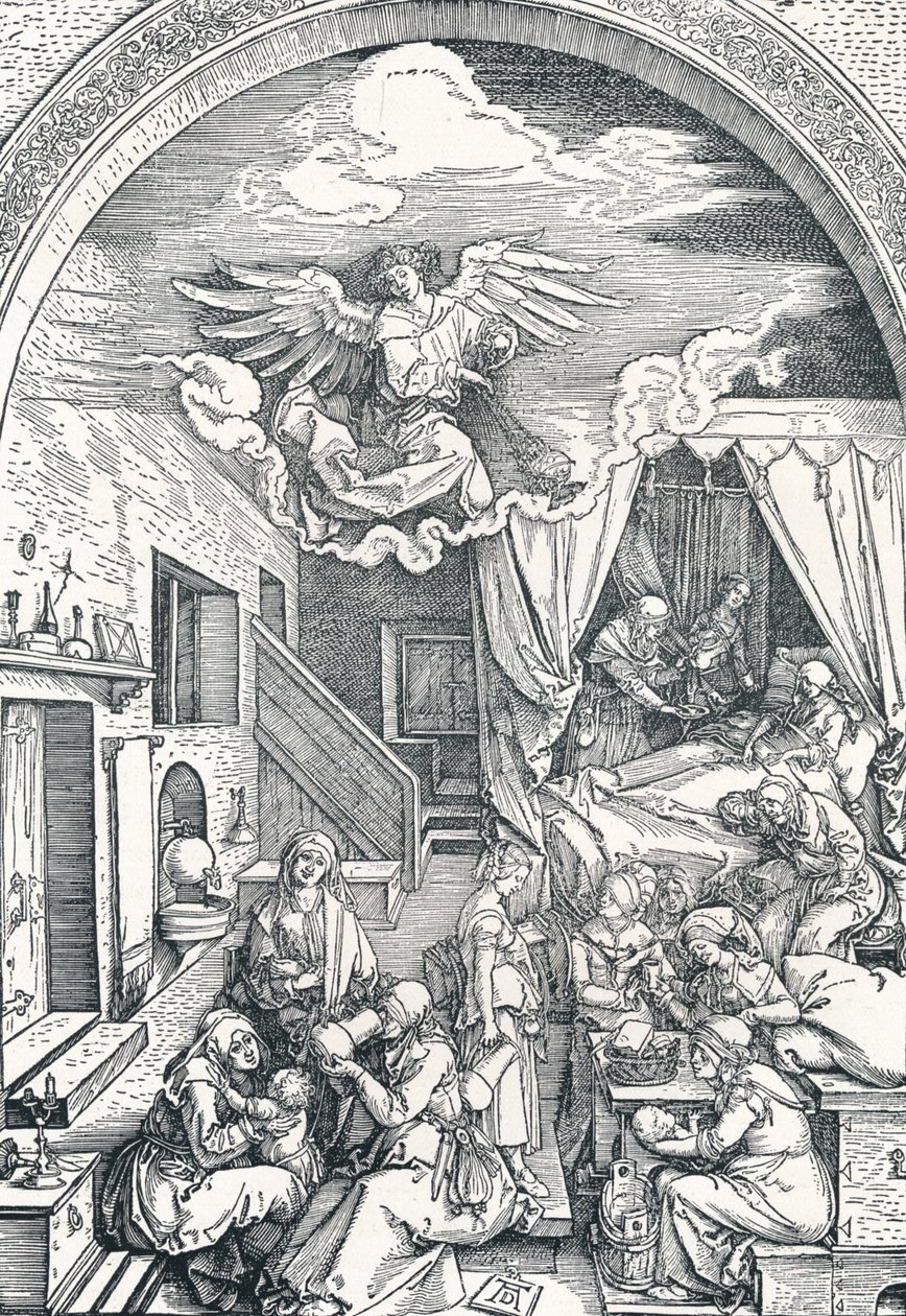 La Naissance de la Vierge Marie - Albrecht Dürer