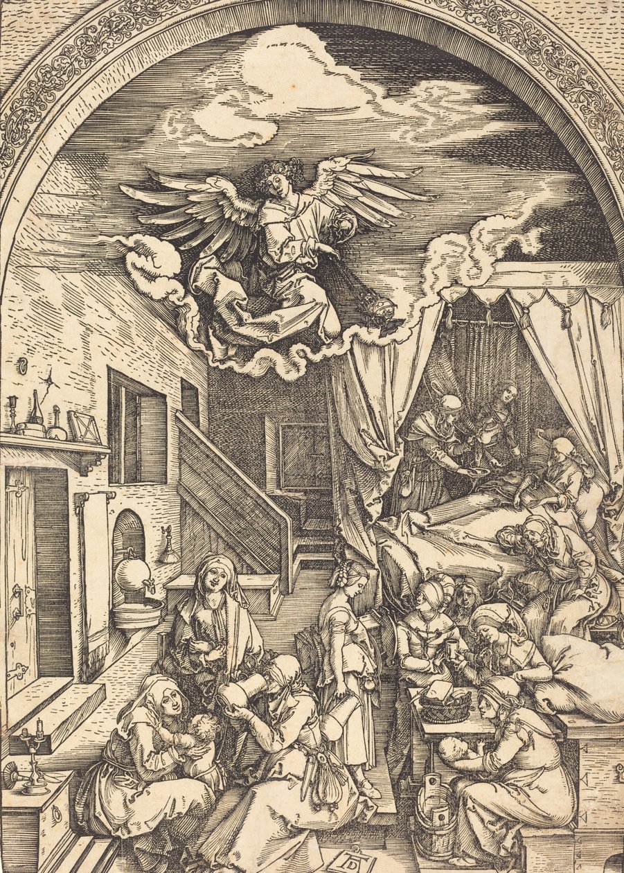 La Naissance de la Vierge, vers 1503-1504 - Albrecht Dürer