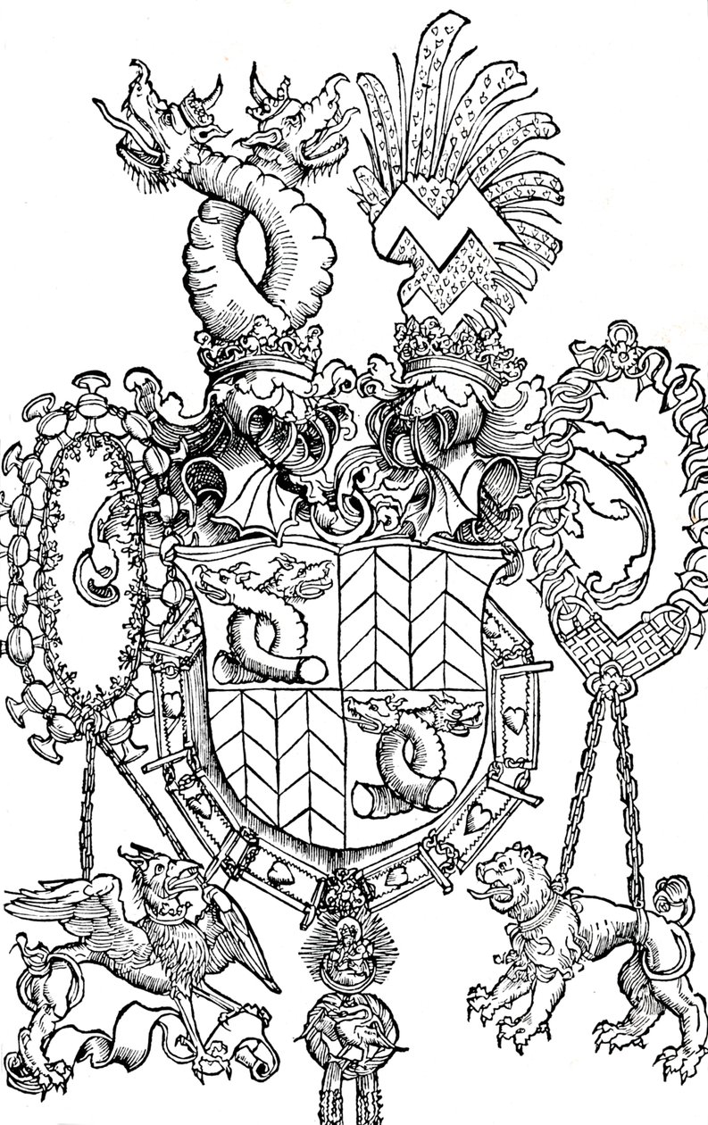 Les armoiries de Florian Waldauf, 1500 1906 - Albrecht Dürer