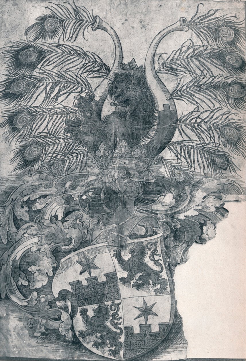 Les armoiries de Wilhelm et Wolfgang Roggendorff, 1520 1906 - Albrecht Dürer