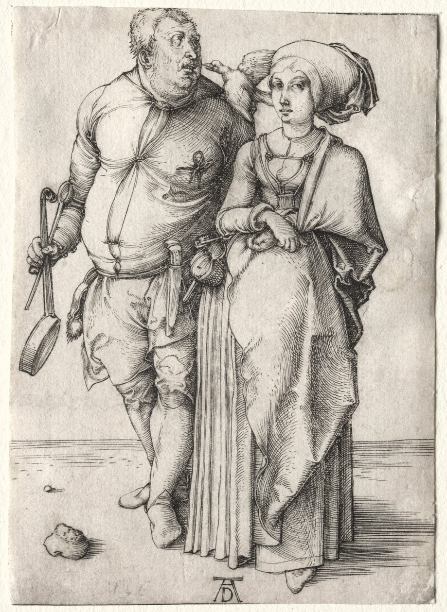 Le Cuisinier et sa Femme, probablement 1497 - Albrecht Dürer