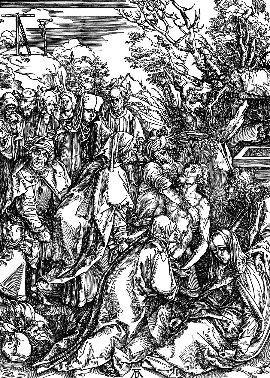 La Mise au tombeau - Albrecht Dürer