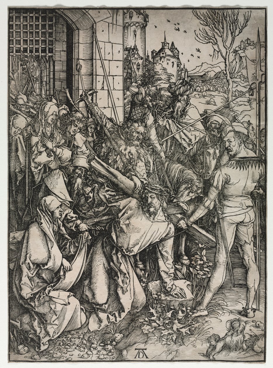 La Grande Passion : Le Christ portant la croix - Albrecht Dürer