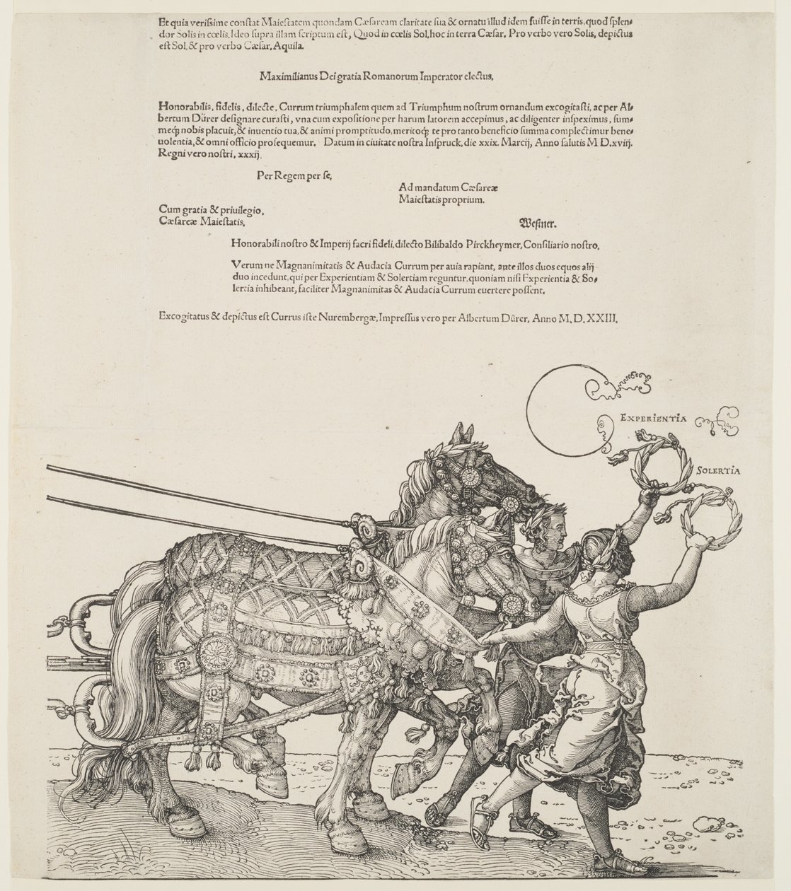 Le grand char triomphal : Expérience et habileté - Albrecht Dürer