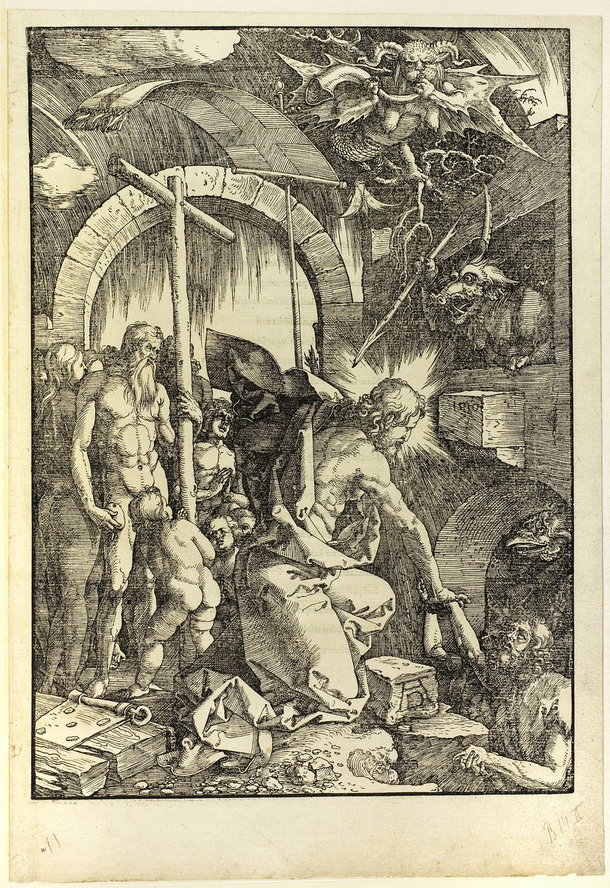 La descente aux enfers, de La Grande Passion - Albrecht Dürer