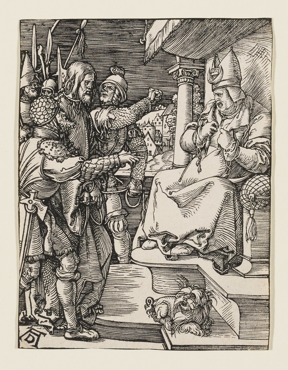 Le grand prêtre déchire ses vêtements - Albrecht Dürer
