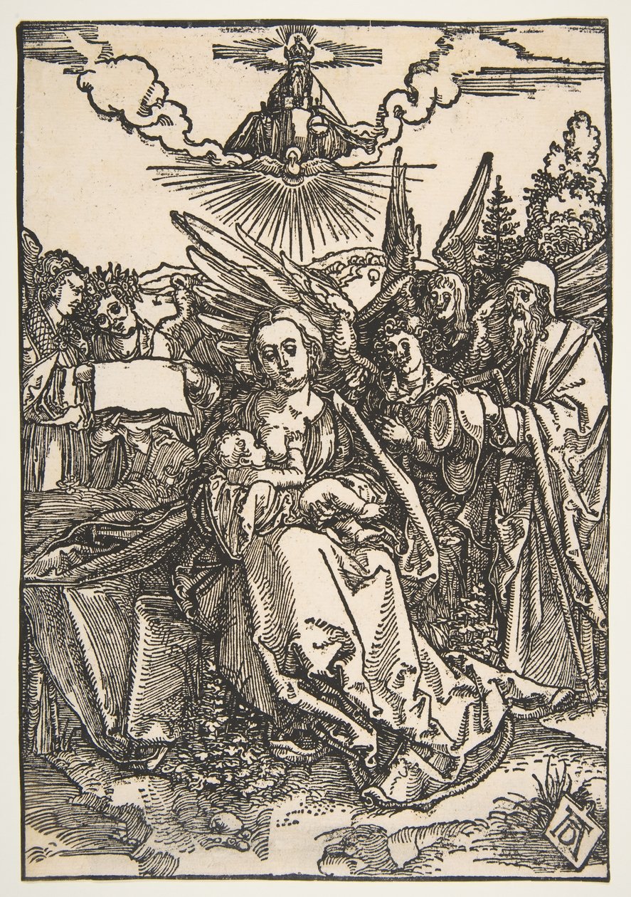 La Sainte Famille avec cinq anges, vers 1503 - Albrecht Dürer