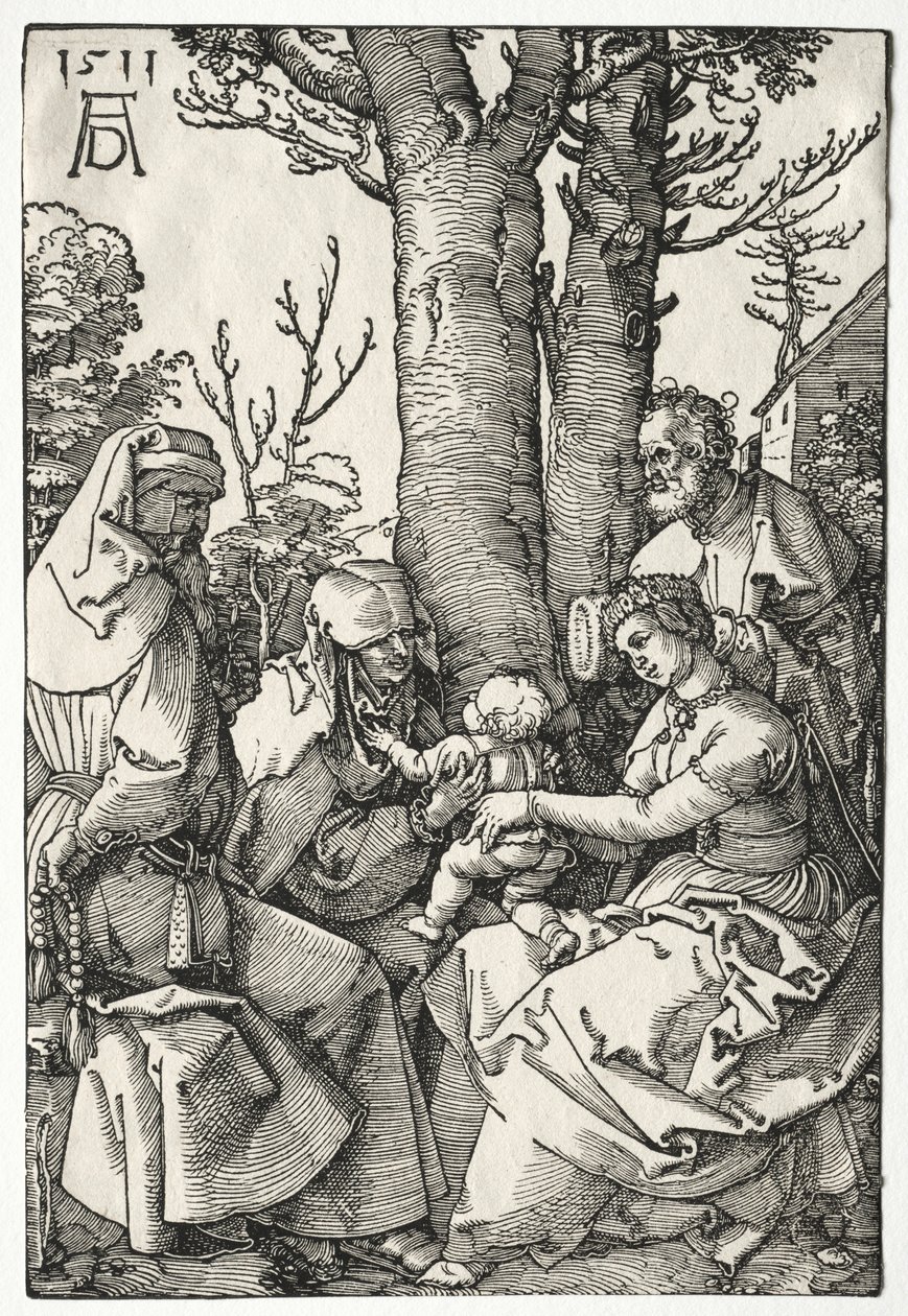 La Sainte Famille avec Joachim et Anne, 1511 - Albrecht Dürer