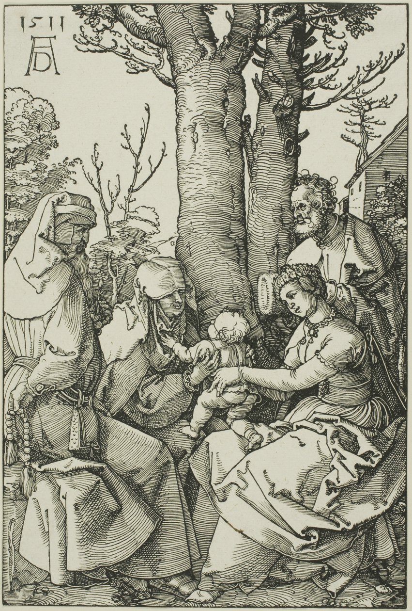 La Sainte Famille avec Joachim et Sainte Anne - Albrecht Dürer