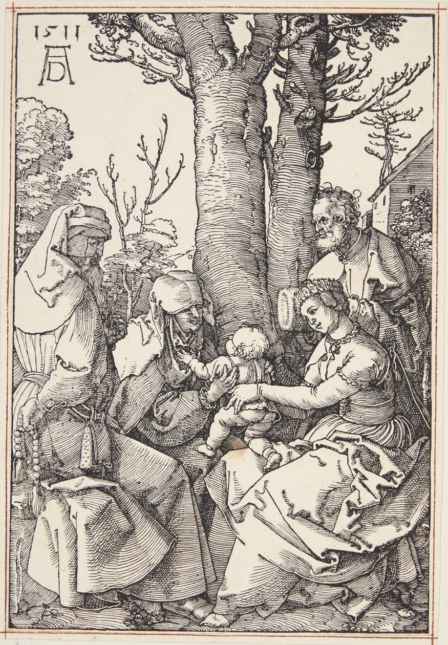 La Sainte Famille avec Joachim et Sainte Anne - Albrecht Dürer