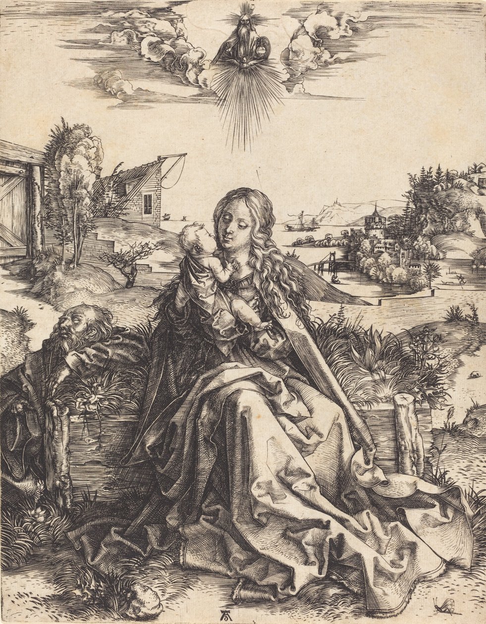 La Sainte Famille avec la Mouche de Mai, 1495-1496 - Albrecht Dürer