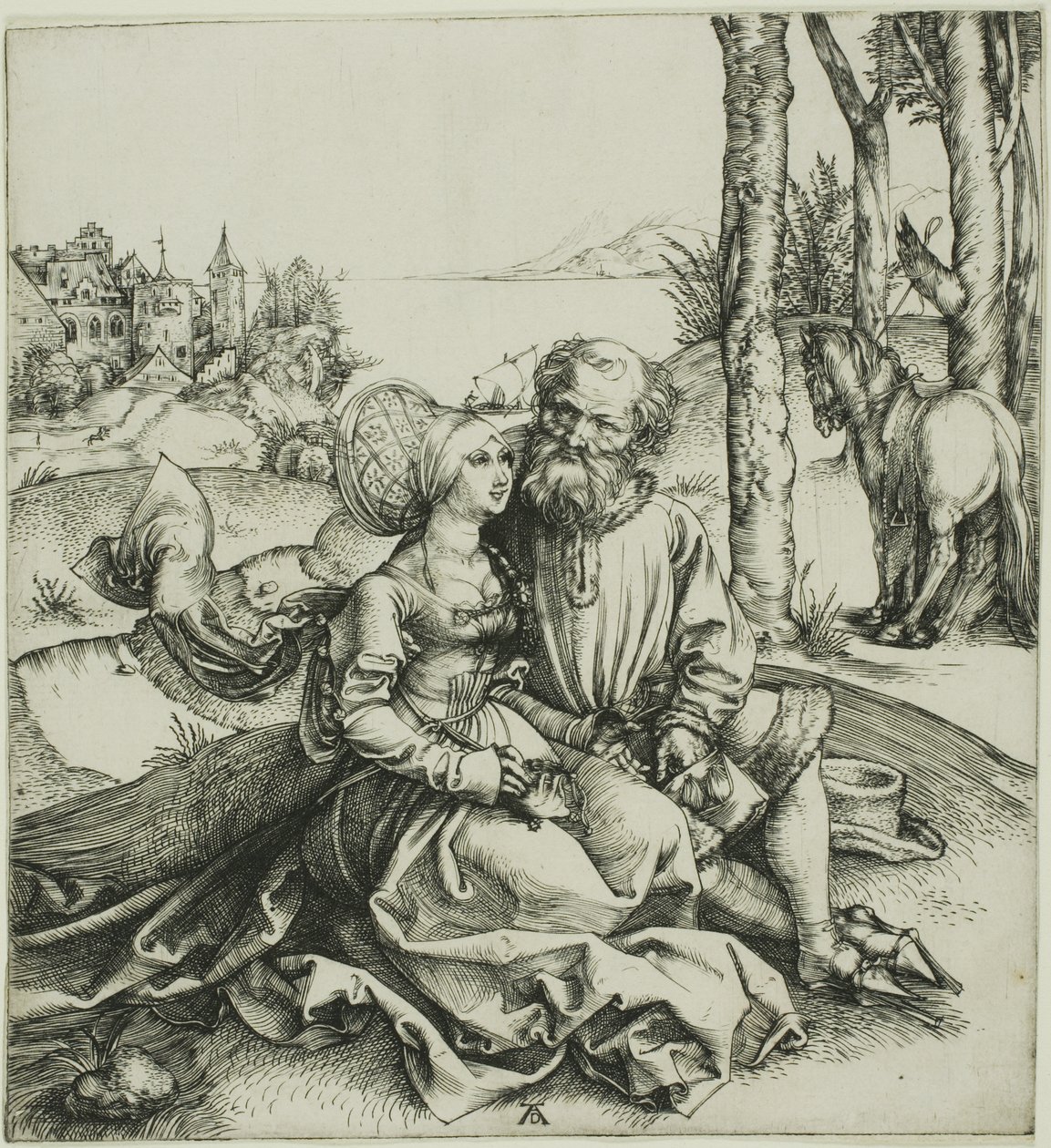 Le couple mal assorti - Albrecht Dürer