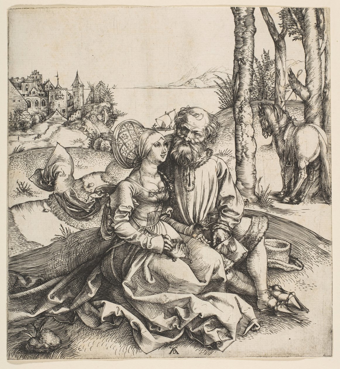 Le Couple Mal Assorti - Albrecht Dürer