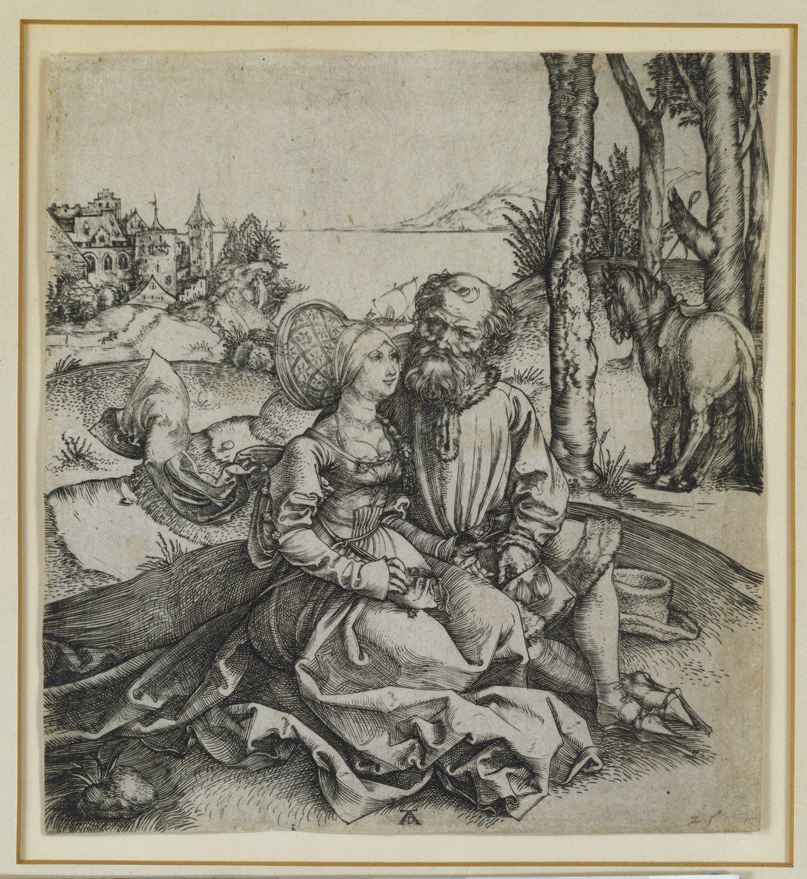 Le couple mal assorti, c.1495 - Albrecht Dürer