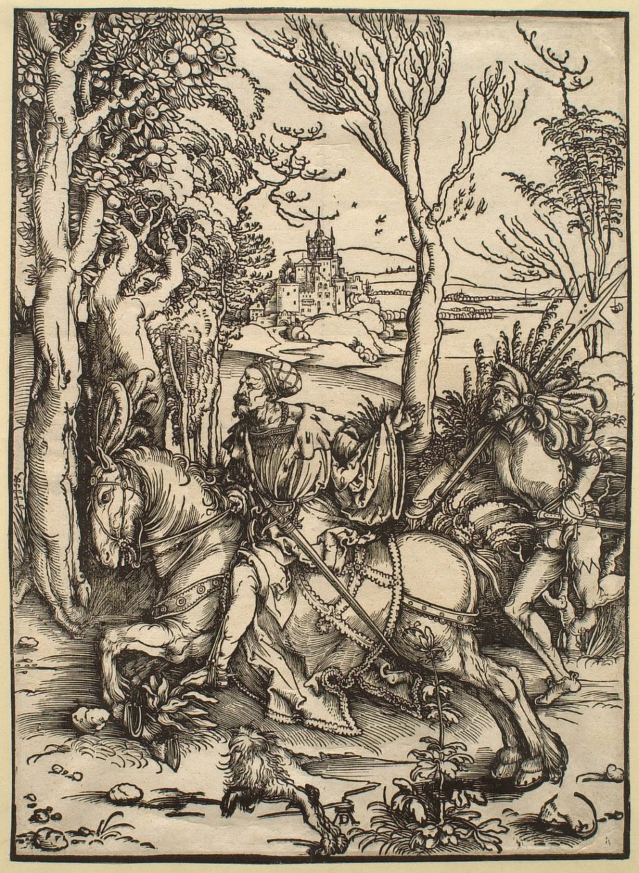 Le chevalier à cheval et le lansquenet - Albrecht Dürer