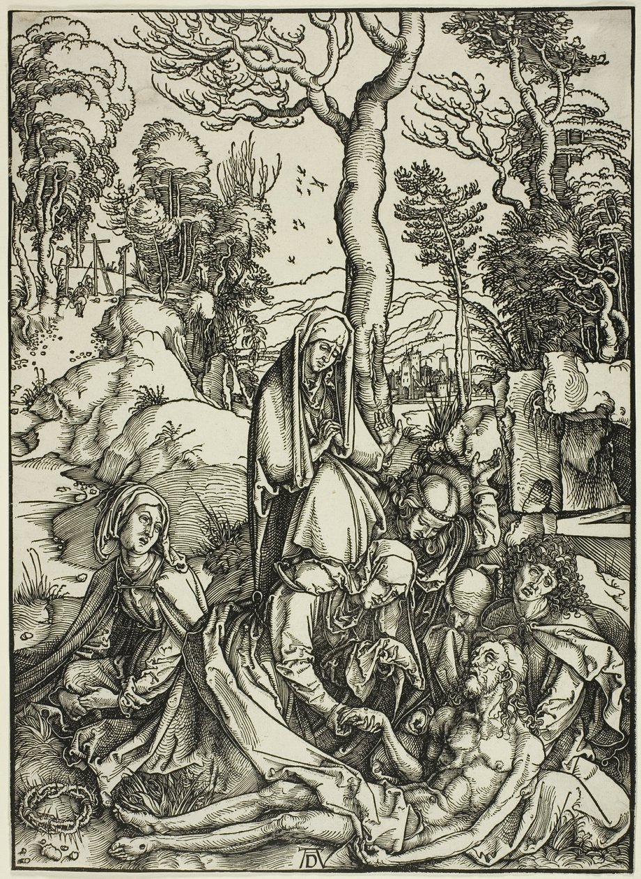 La Lamentation, de La Grande Passion - Albrecht Dürer