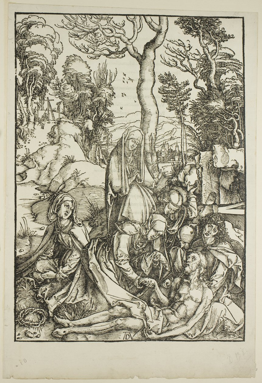 La Lamentation, de La Grande Passion - Albrecht Dürer