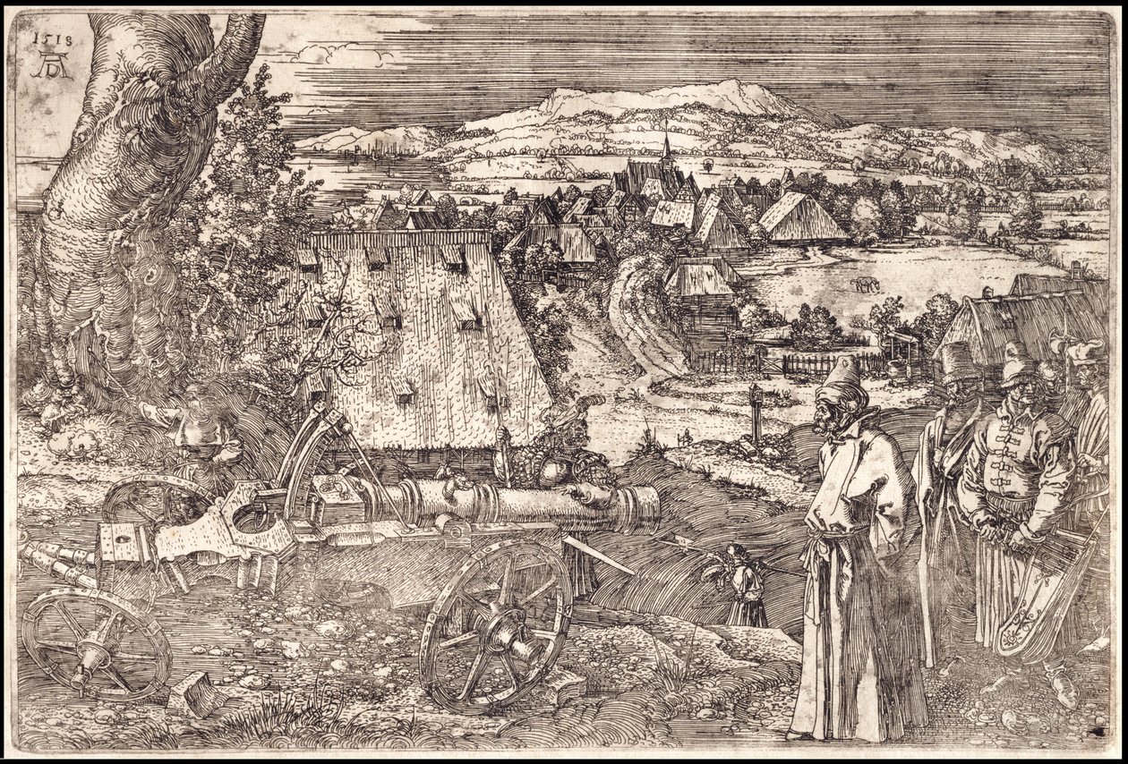 Le paysage au canon - Albrecht Dürer
