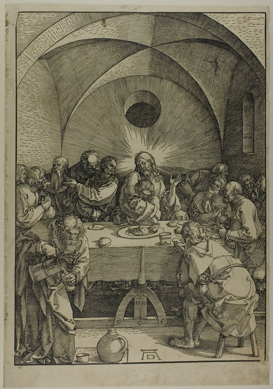 La Dernière Cène, de La Grande Passion - Albrecht Dürer
