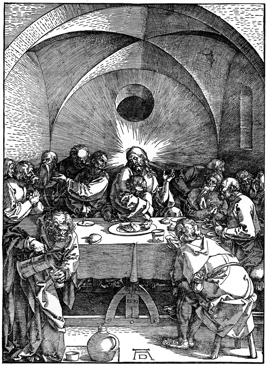 La Cène de la série Grande Passion, vers 1510, 1936 - Albrecht Dürer