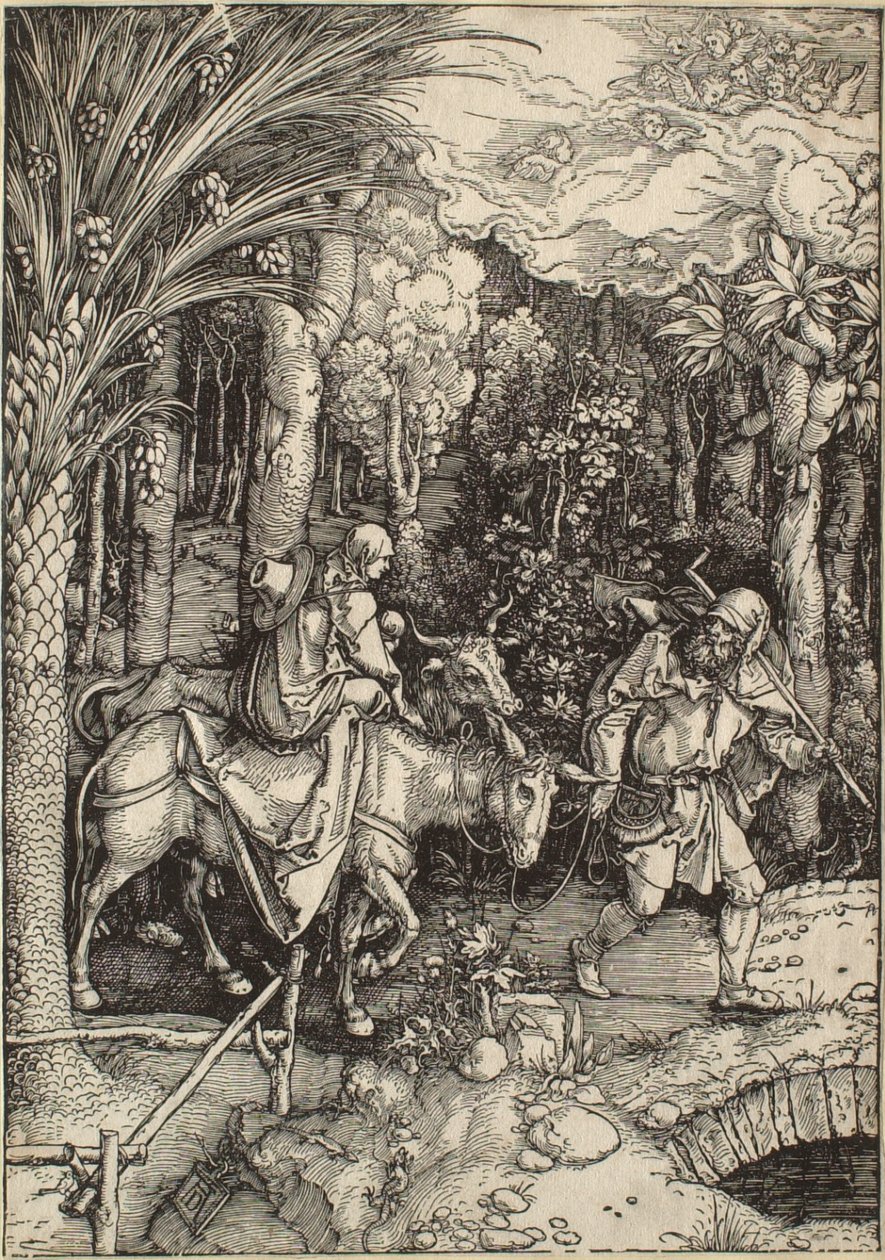 La vie de la Vierge : La fuite en Égypte - Albrecht Dürer