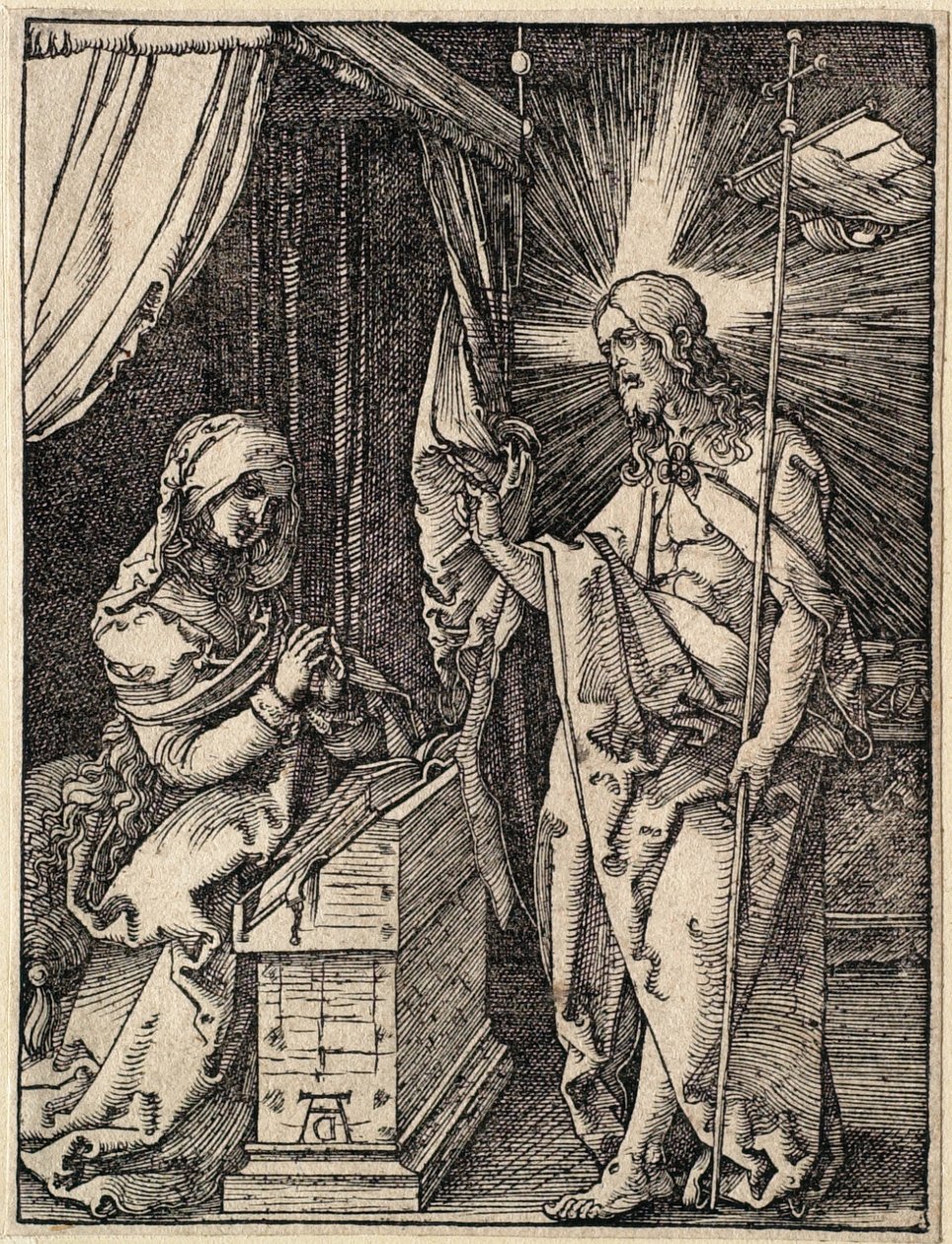 La Petite Passion : le Christ apparaît à sa mère - Albrecht Dürer