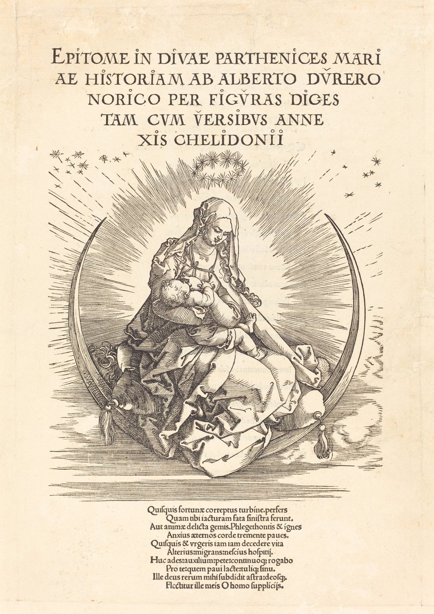 La Madone sur le croissant - Albrecht Dürer