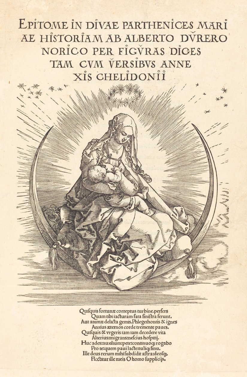 La Madone sur le croissant, 1510-1511 - Albrecht Dürer