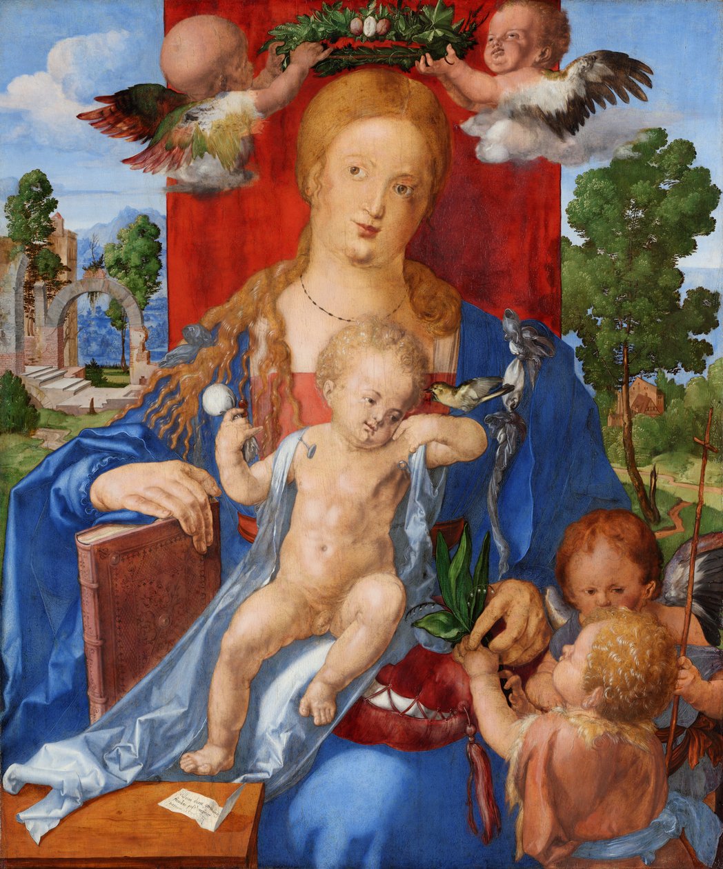 La Madone et le Siskin - Albrecht Dürer