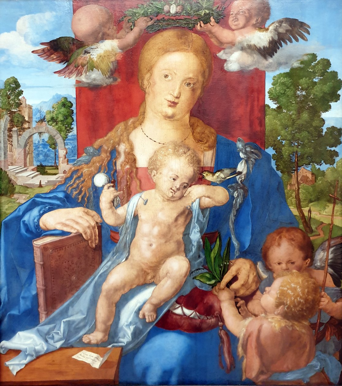 La Madone au pinson - Albrecht Dürer