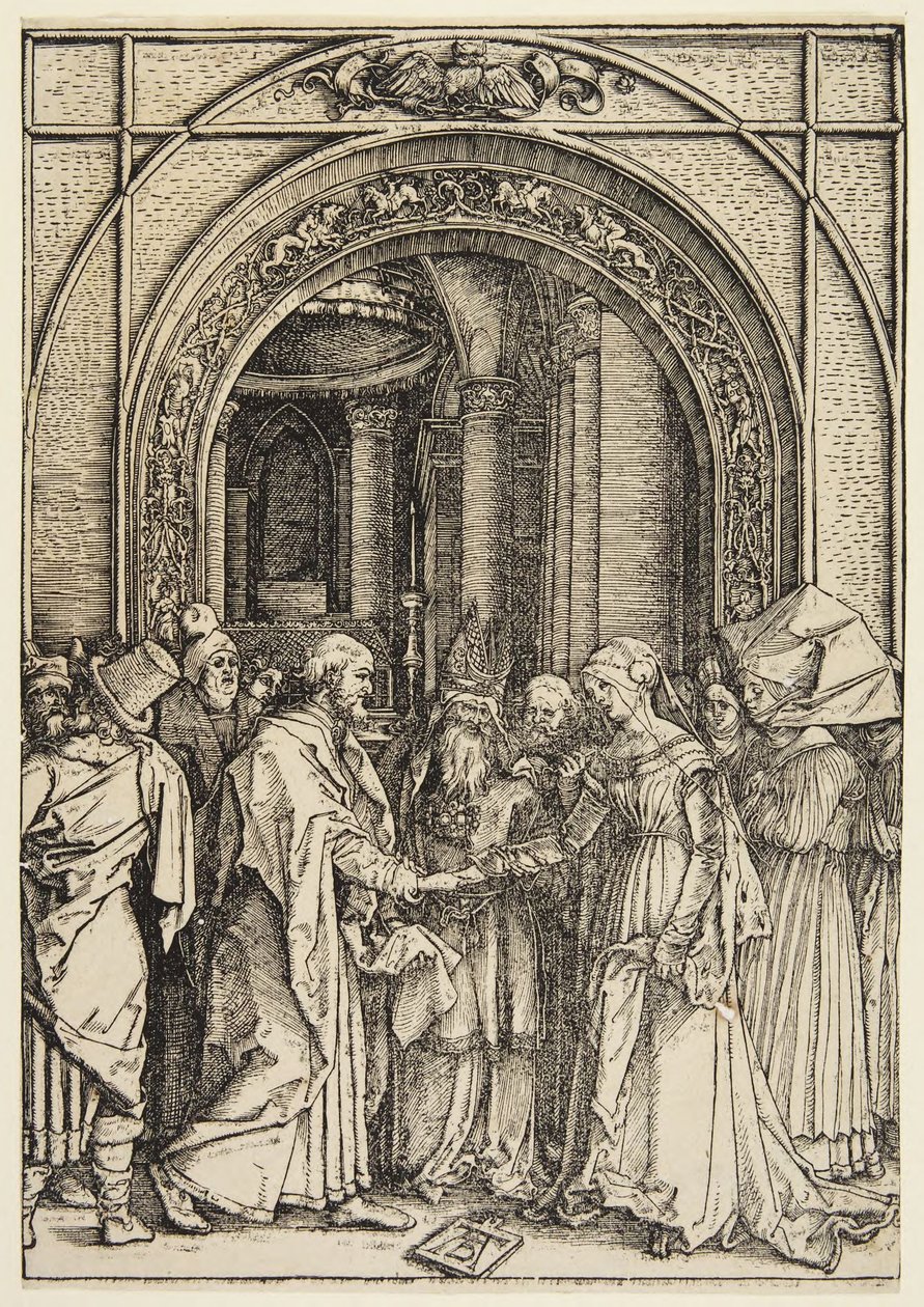 Le Mariage de la Vierge - Albrecht Dürer