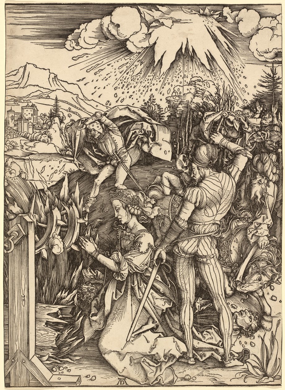 Le Martyre de Sainte Catherine - Albrecht Dürer
