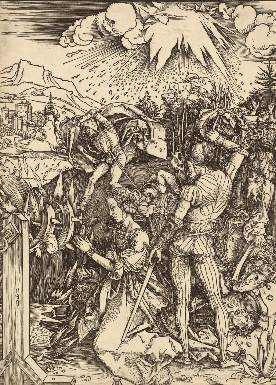 Le Martyre de Sainte Catherine, vers 1497-1499 - Albrecht Dürer