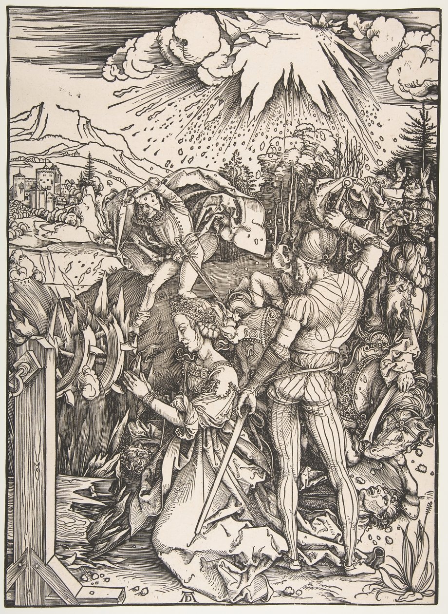 Le martyre de Sainte Catherine - Albrecht Dürer